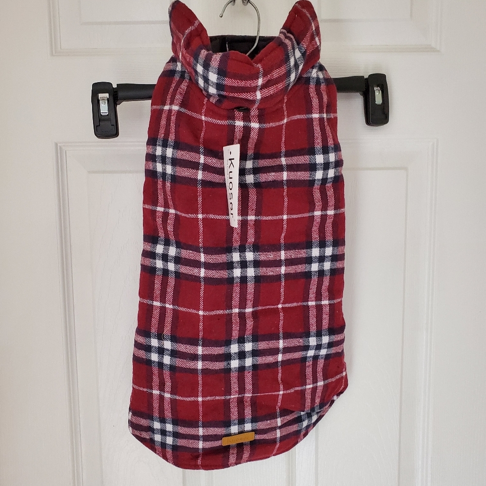 ☘4 for $25☘NEW Reversible Dog Jacket Size Large - Picture 6 of 7